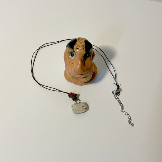 Fragment Necklace - Wood chips