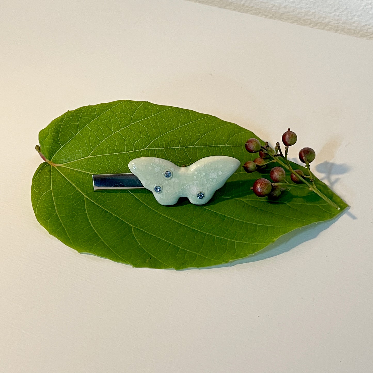 BF Hair Clip - celadon