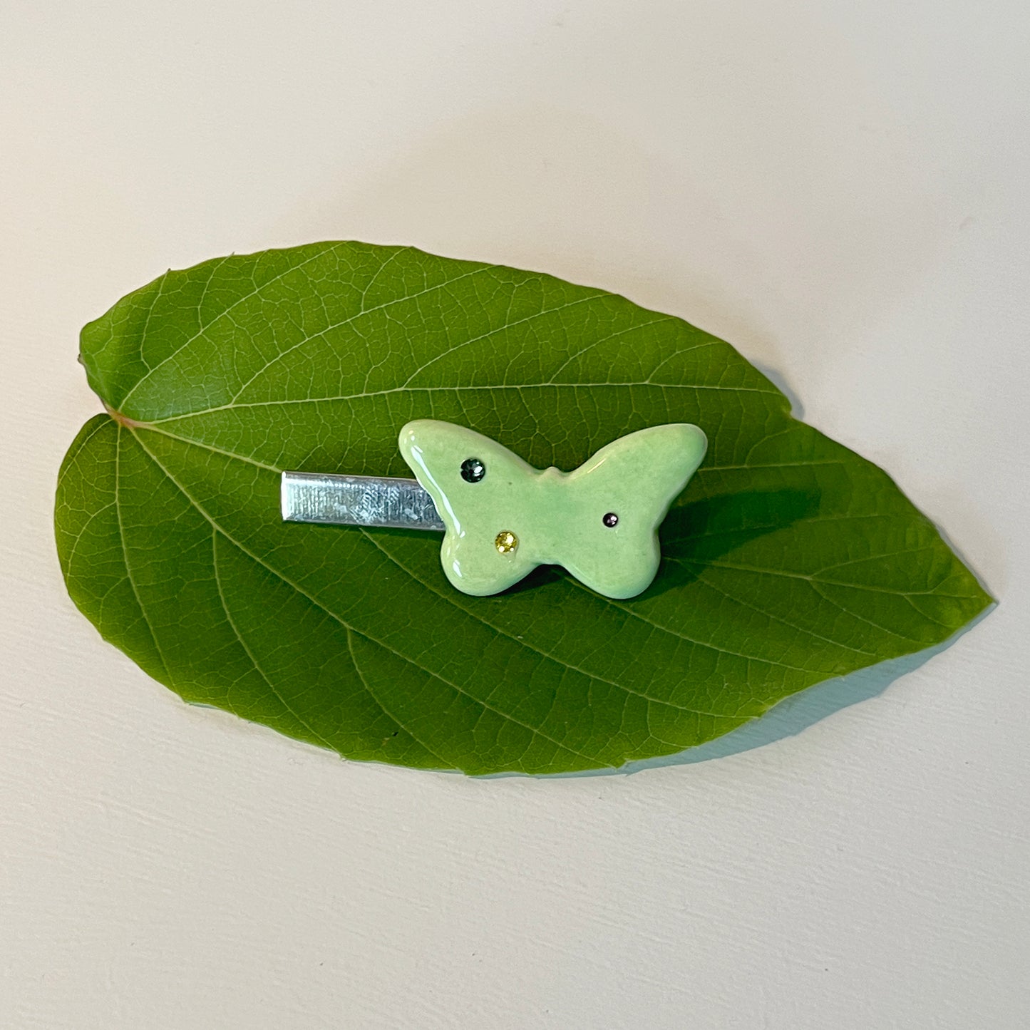 BF Hair Clip - prehnite